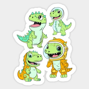 Kids Dinosaurs in Space, Dino Explorers! Sticker